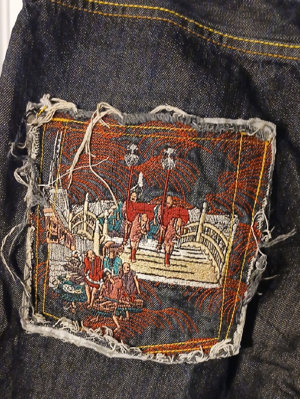 Men's Dark Wash Denim Jean Shorts - Classic Relaxed Fit - Picture 2 of 14